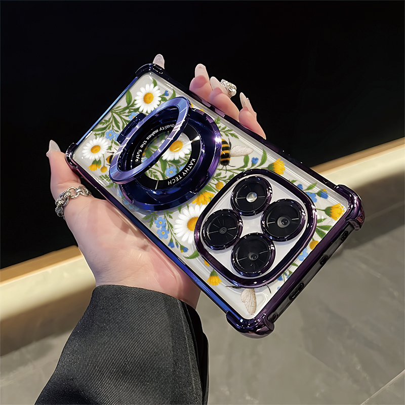 Vivo Y28 - Casing Ponsel Motif Bunga Daisy INS