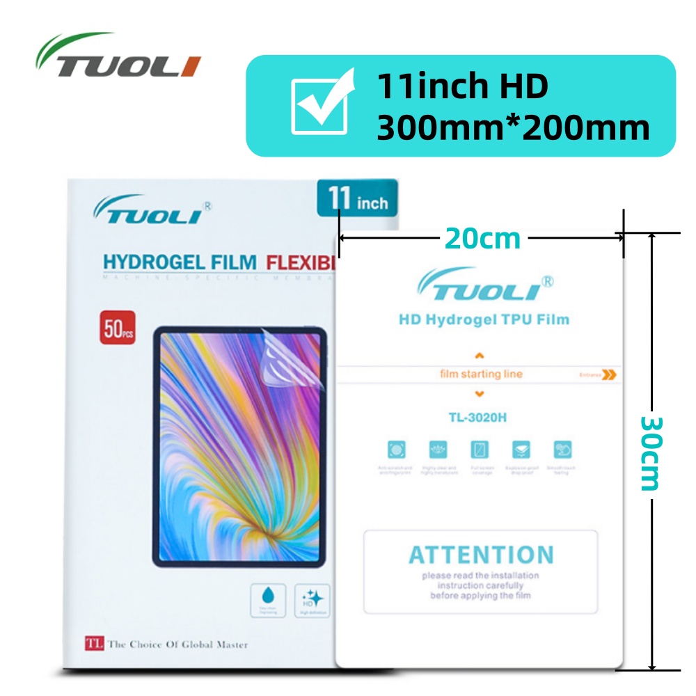 Screen Protector Cutter - TUOLI 10 Buah Film Tablet Universal