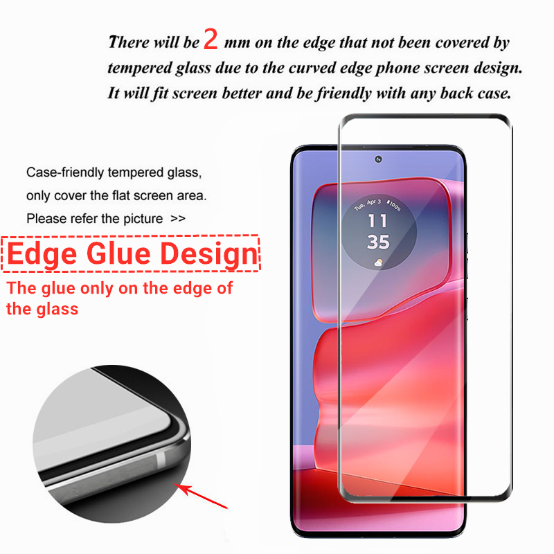 Kaca lengkung 3D untuk Motorol - Curved Edge Screen ulasan dan harga